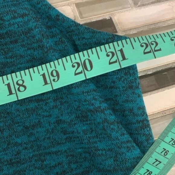 Joe Fresh Knit Lightweight Green Sleeveless Rouched Dress - Picture 6 of 10